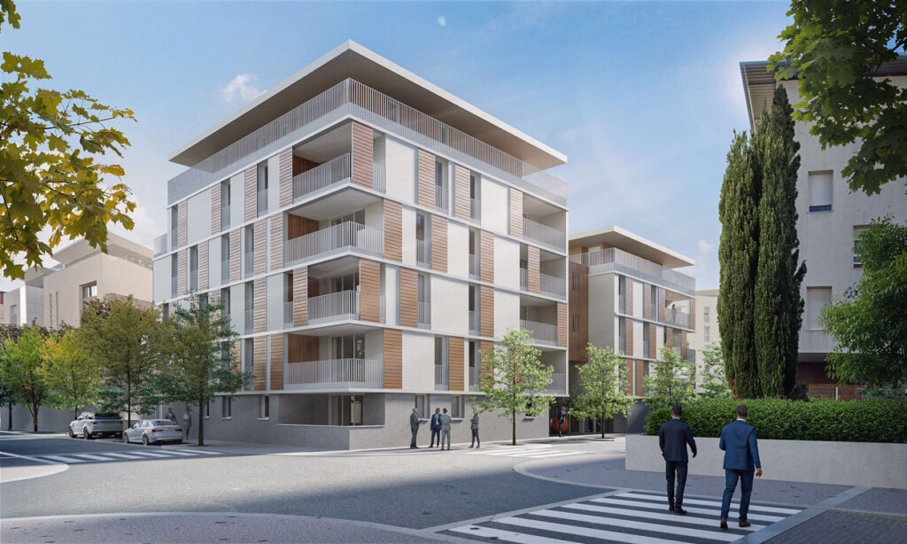 Immeuble résidentiel neuf conçu par DONY-Architectes