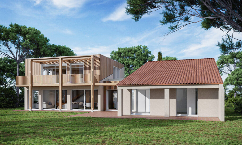 Villa individuelle réhabilitée par DONY-Architectes